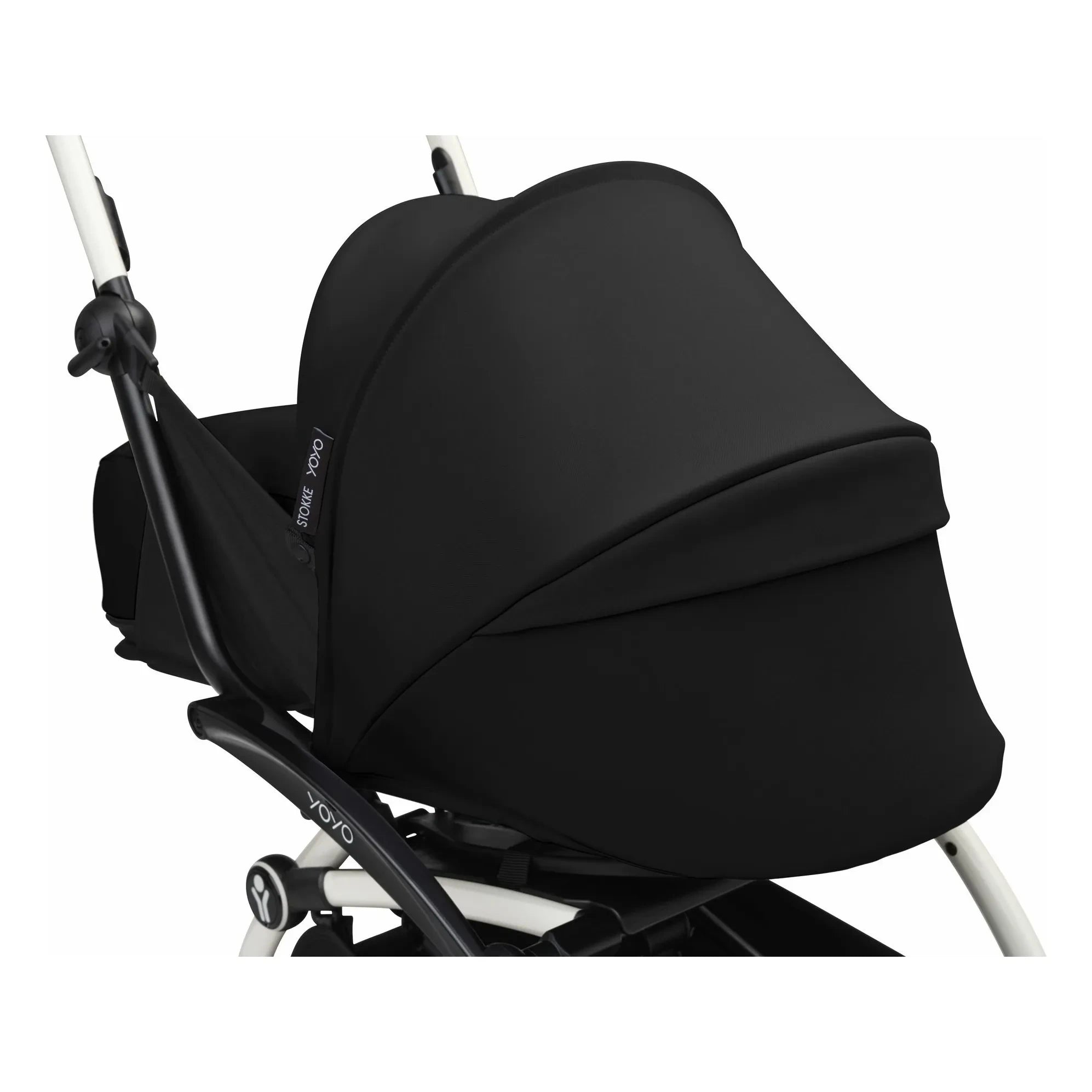 Stokke® - Cochecito de recién nacido YOYO³ 0+ Armazón blanco | Negro
