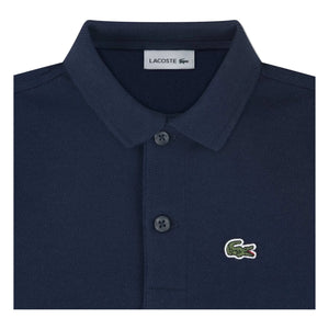Lacoste - Polo azul marino con logo