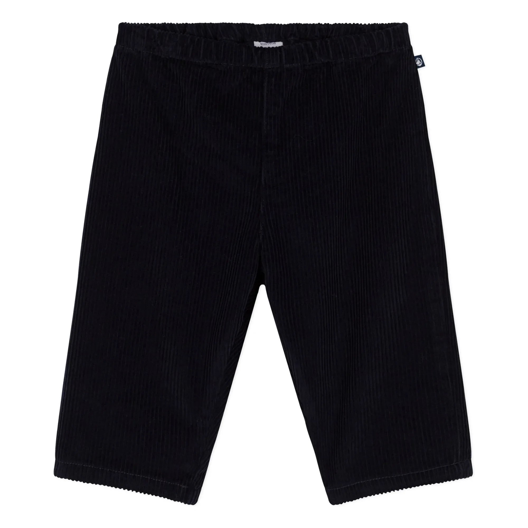 Petit Bateau - Pantalones de pana para bebé | Azul Marino