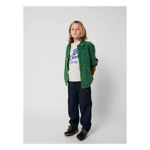 Bobo Choses - Camiseta con bloques de color de algodón orgánico de Bobo Choses | Gris jaspeado