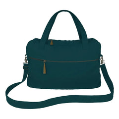 Numero 74 - Bolsa de fin de semana de algodón orgánico | Azul verdoso S022