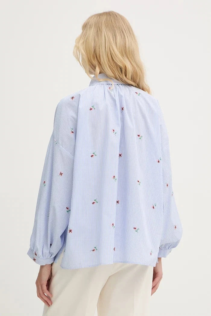 Weekend Max Mara camisa de algodón para mujer BUTTERFLY