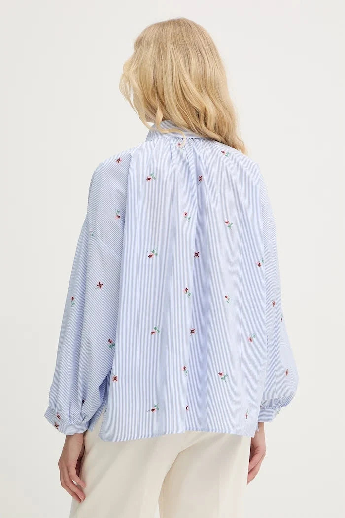 Weekend Max Mara camisa de algodón para mujer BUTTERFLY