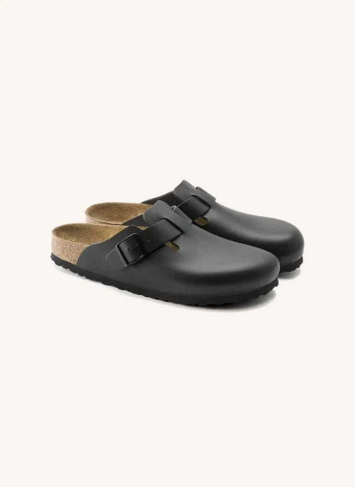 BIRKENSTOCK - Zapatillas de cuero Boston