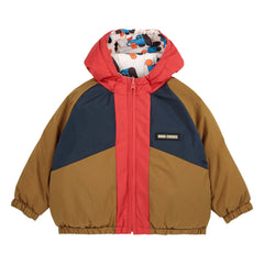 Bobo Choses - Chaqueta impermeable de fibra reciclada reversible para bebé | Azul