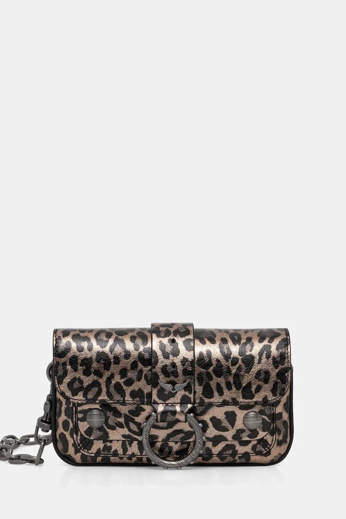 ZADIG&VOLTAIRE KATE WALLET METAL LEO Bolso de piel