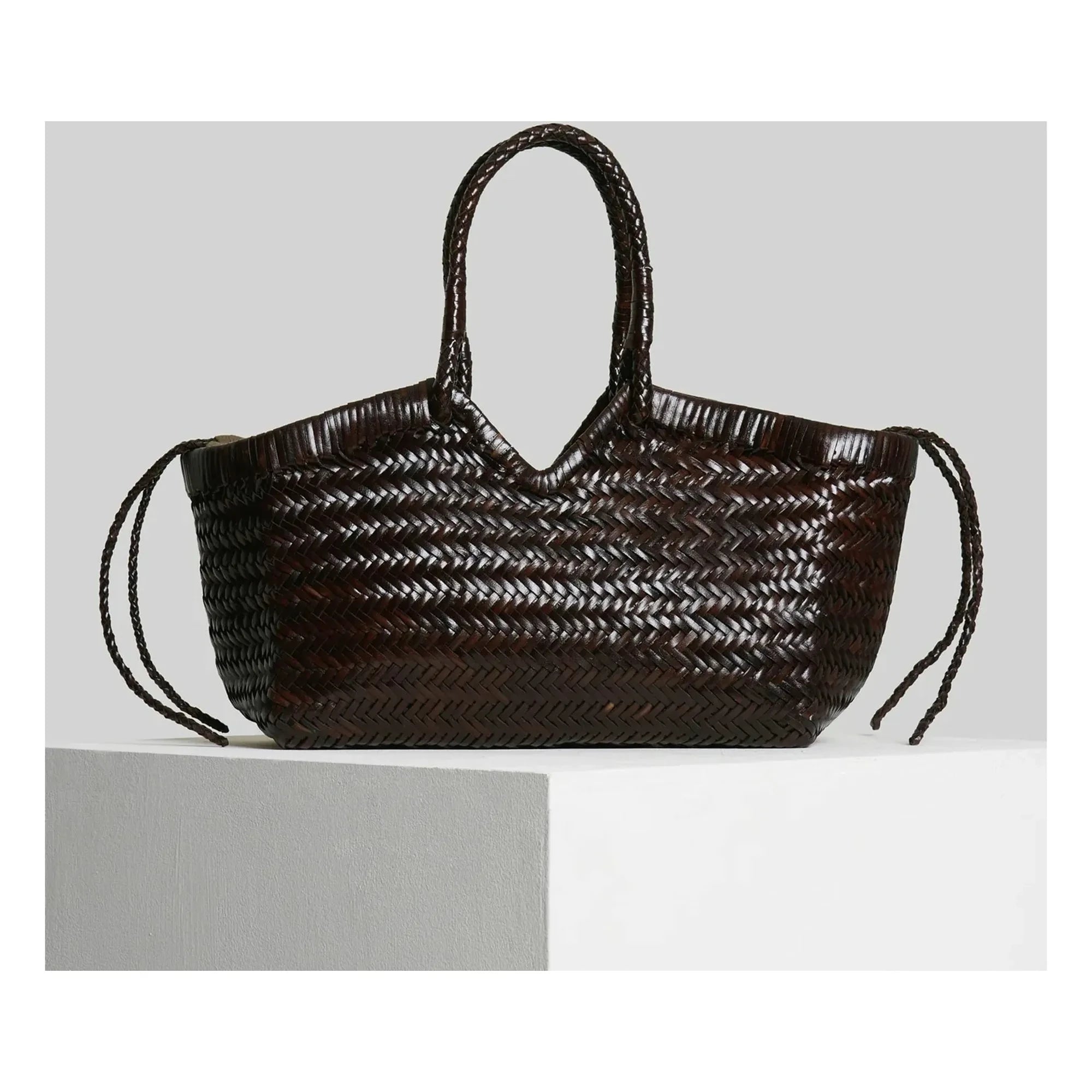 Vipera - Bolso tote Crudelia de piel | Chocolate
