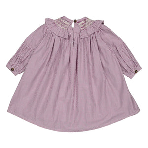Loir - Vestido de rayas Bianca | Morado