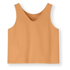 Gray Label - Camiseta Boxy de Algodón Orgánico | Albaricoque