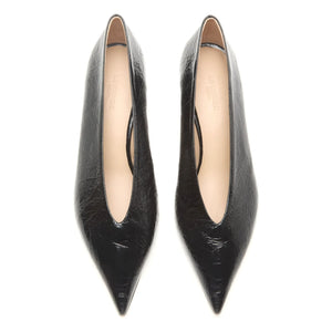 Le Monde Beryl - Zapatilla de tacón de napa | Negro