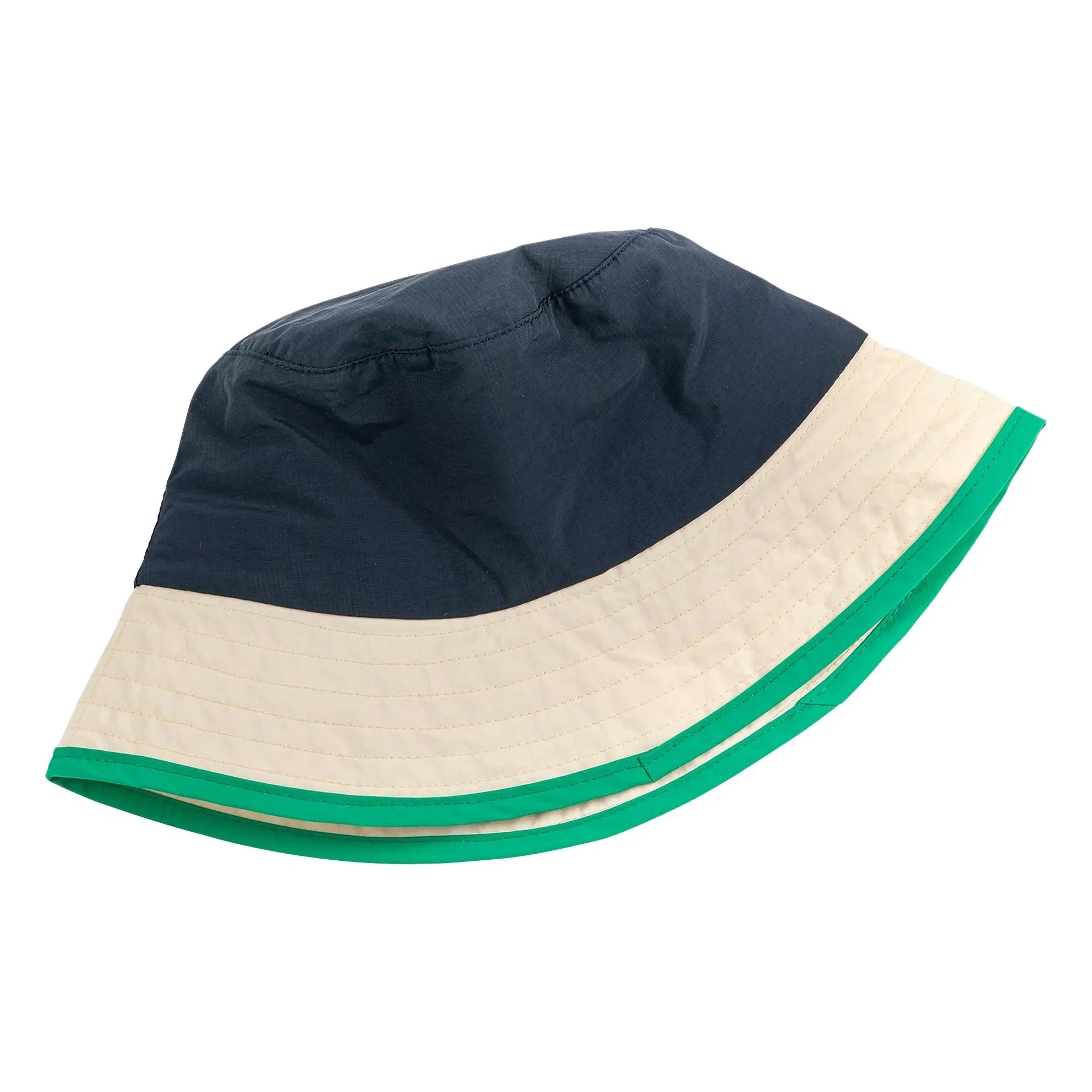 Bobo Choses - Gorra de algodón reciclado con bloques de color | Azul