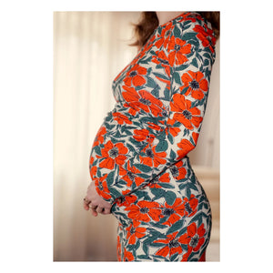 Paloma Collection - Vestido Premamá Thelma Poppy | Rojo