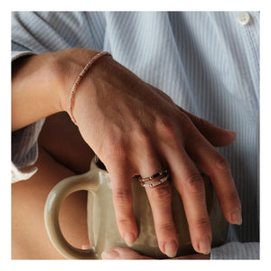Camille Colette Studio - Pulsera Baia Rodonita | Rosa