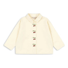 Konges Sløjd - Camisa Evia Cerises de algodón orgánico | Crema