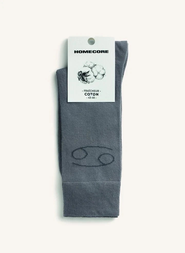 Homecore - Calcetines Cáncer | Gris