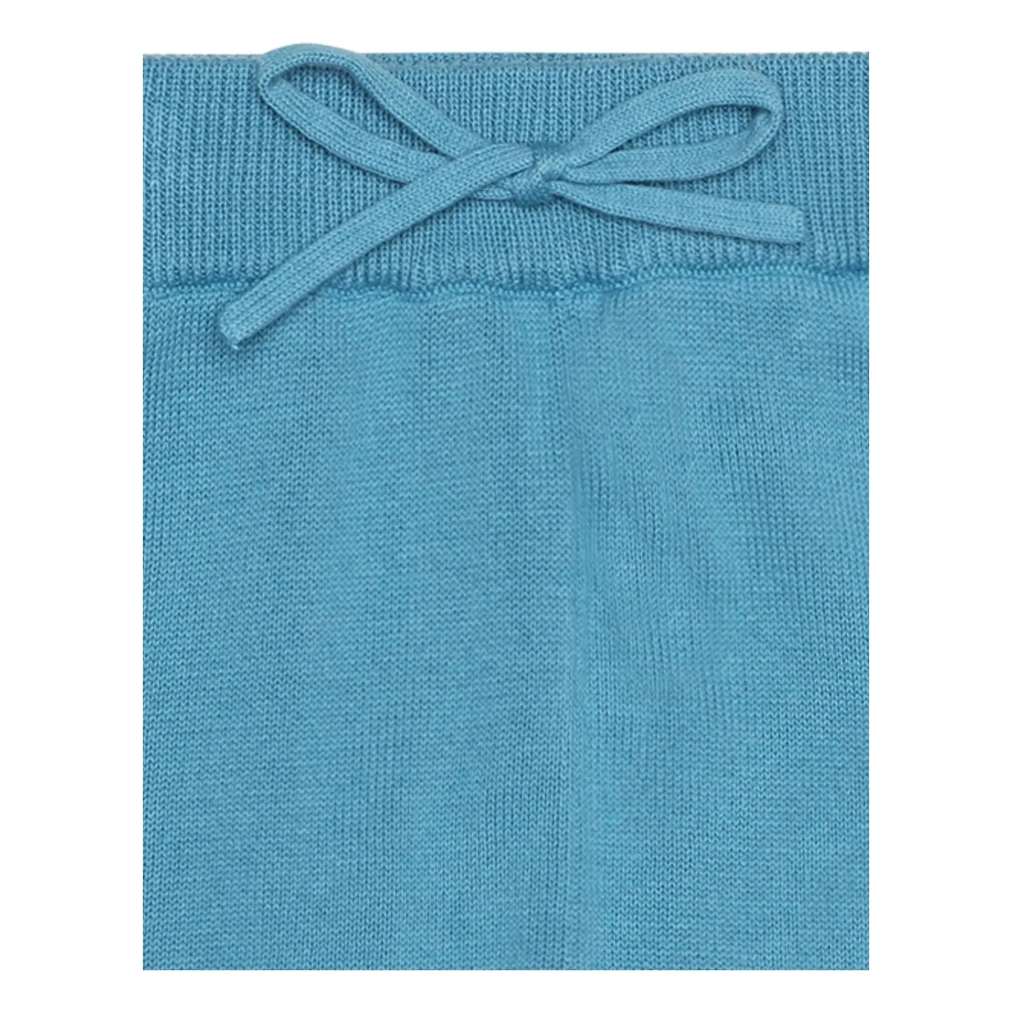 FUB - Pantalones de punto de algodón orgánico | Azul azur