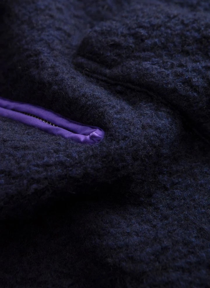 Edmmond Studios - Sudadera de media cremallera extraordinaria | Azul oscuro