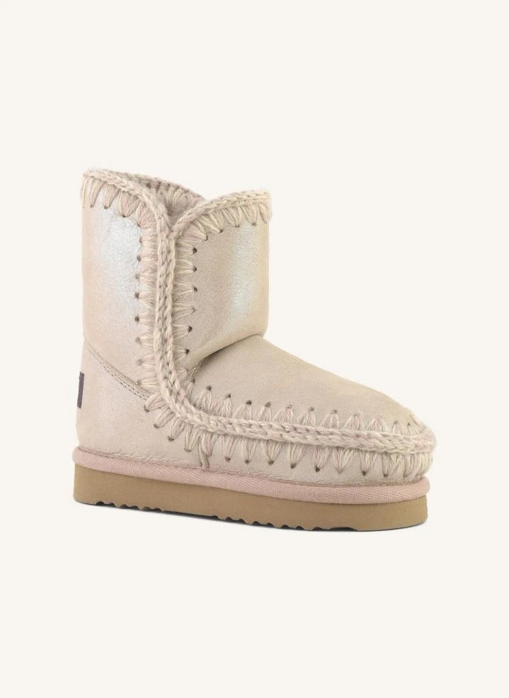 Mou - Bota Eskimo Iridiscente | Rosa Pálido