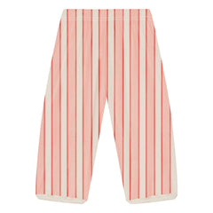 Studio Bohème - Pantalón Porgy de Algodón Orgánico a Rayas | Rosa