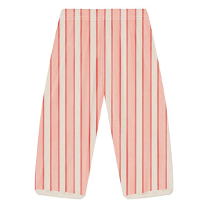 Studio Bohème - Pantalón Porgy de Algodón Orgánico a Rayas | Rosa