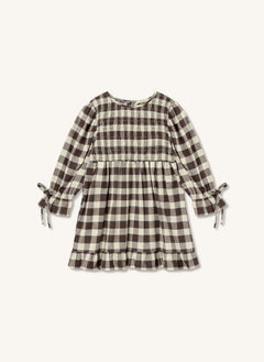 Fliink - Vestido Cuadros Cody | Ecru