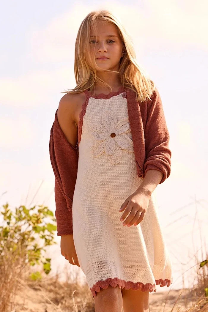 Vestido de algodón para niñas Mayoral