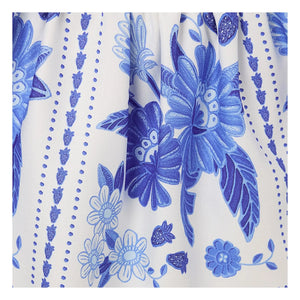 Fabula - Vestido Cut Fleurs | Azul