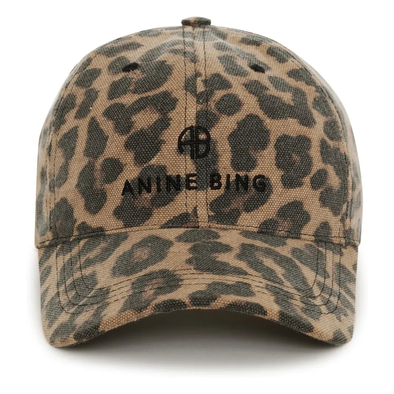 Anine Bing - Gorra Jeremy Leopard | Marrón
