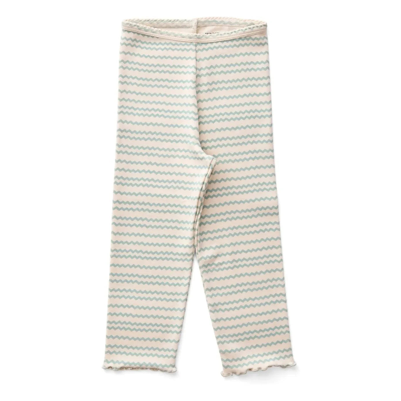 Soor Ploom - Mallas Capri de Algodón Orgánico Ola | Salvia