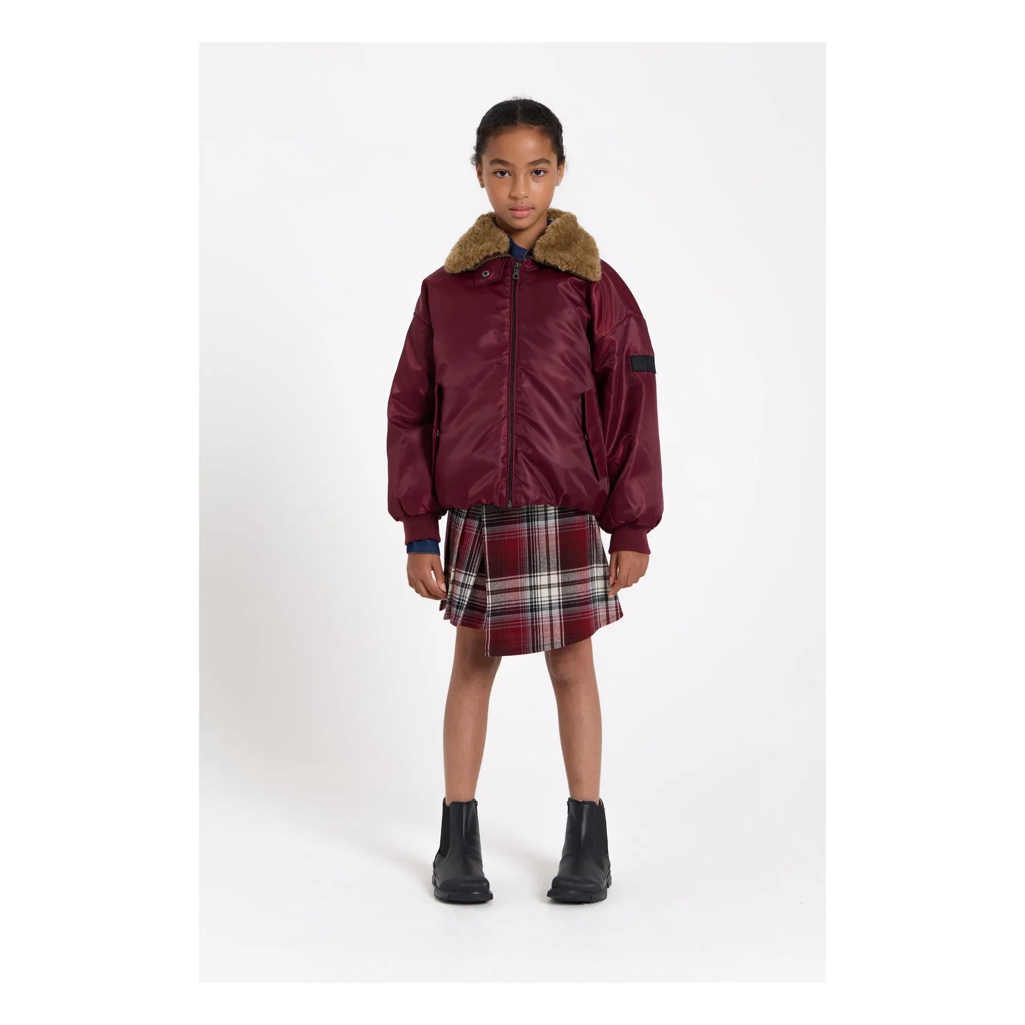Pan comido - Chaqueta bomber Aria | Berenjena
