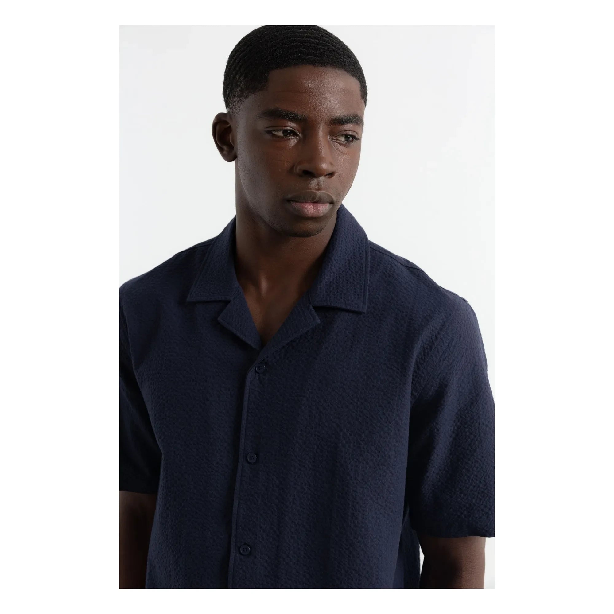 Edmmond Studios - Camisa Travis Manga Corta | Azul Marino