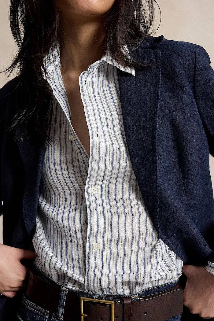 Camisa de lino Polo Ralph Lauren para mujer