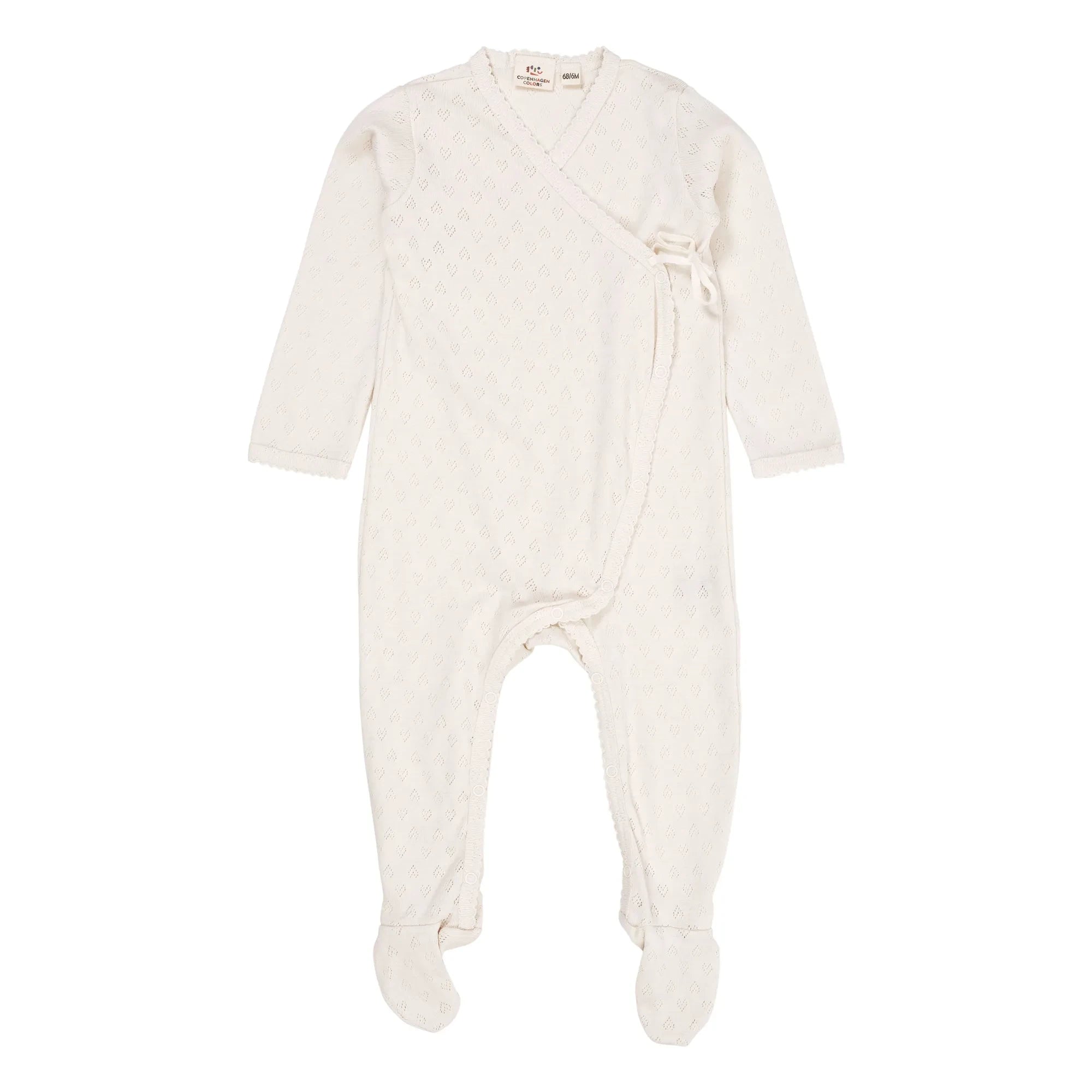 Copenhagen Colors - Pijama de punto inglés de algodón orgánico | Crema