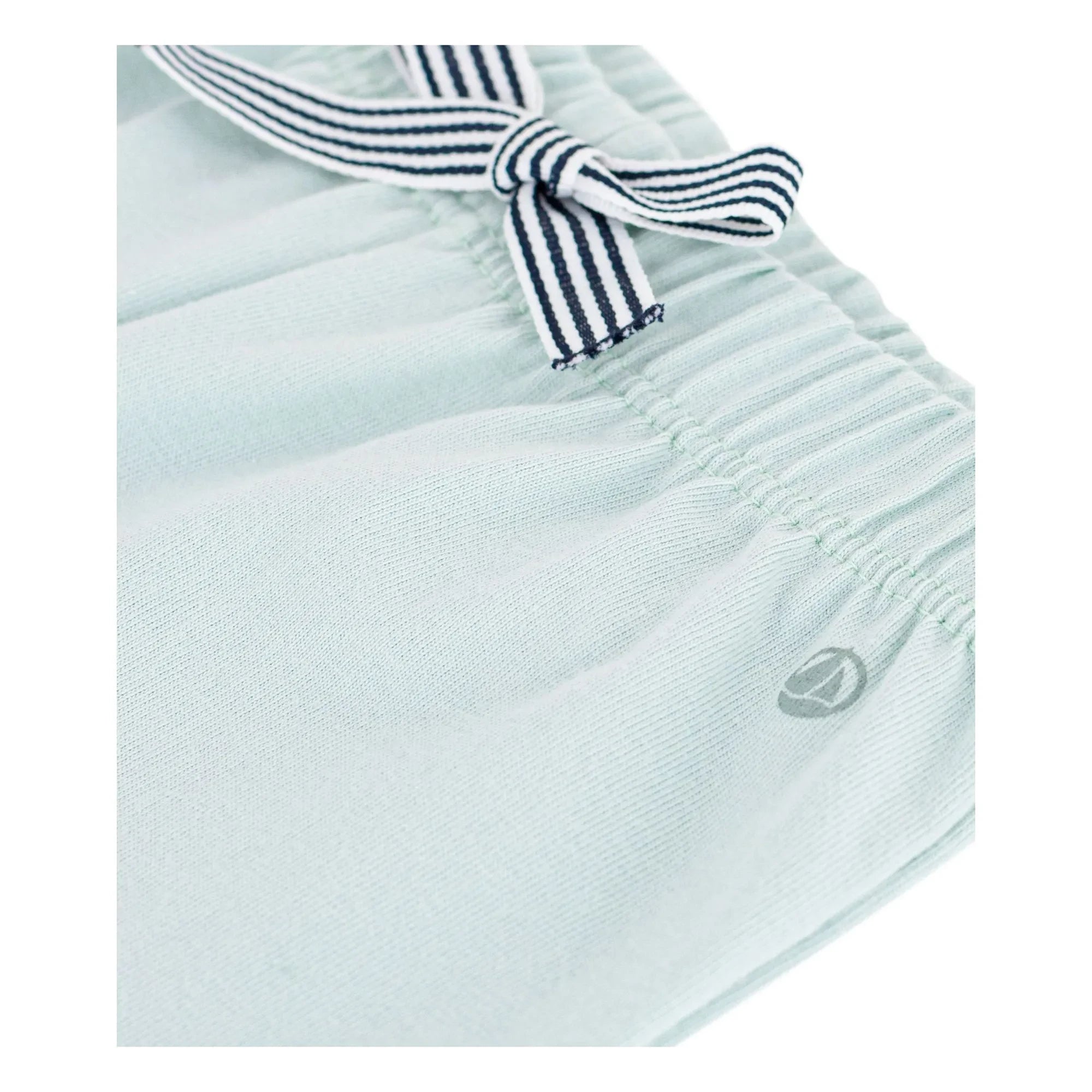 Petit Bateau - Pantalón corto de forro polar de algodón orgánico | Turquesa