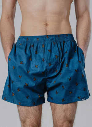 Pockies - Ördek Boxer Şort | Petrol Mavisi