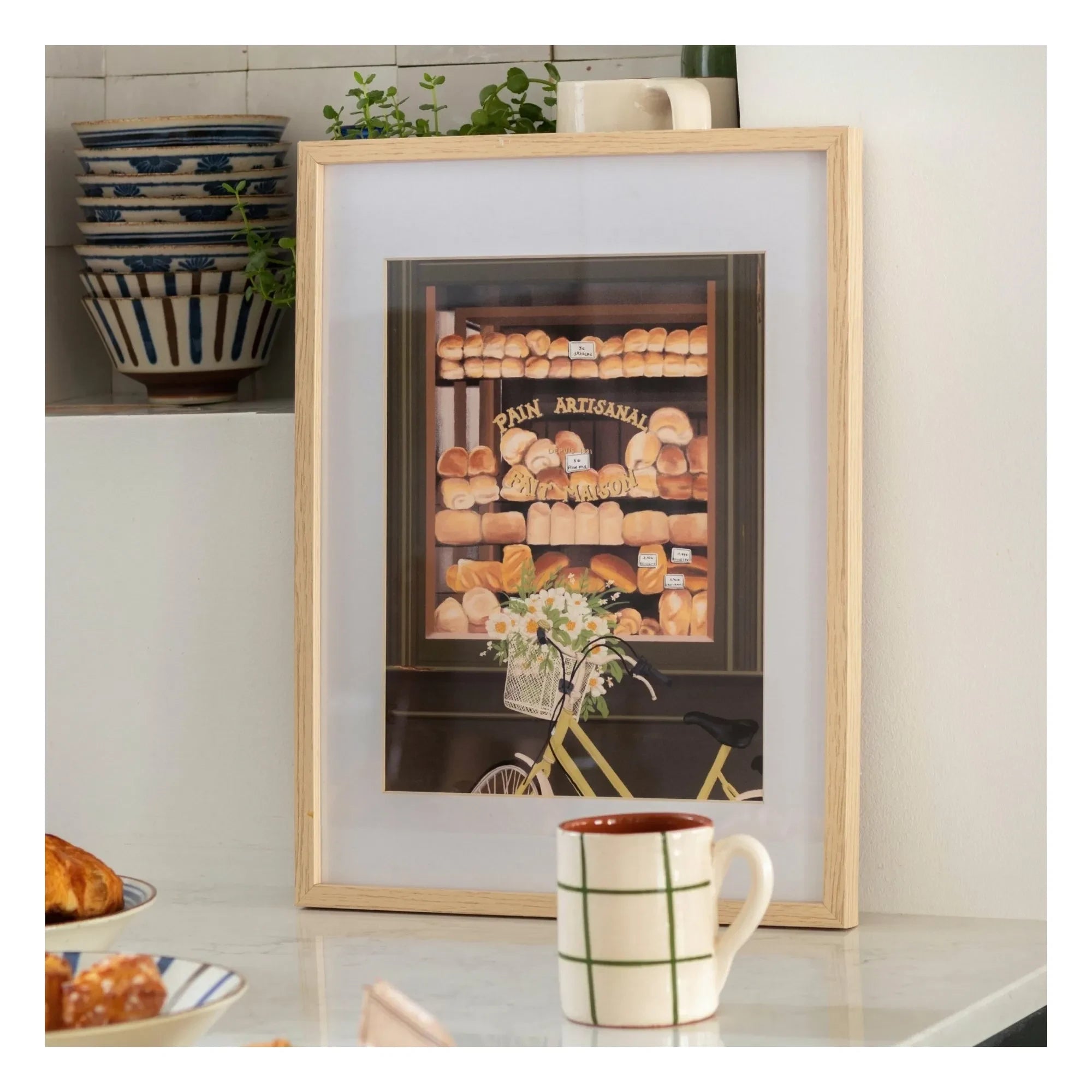La Petite Épicerie - Numaralı Boyama Kiti - La Boulangerie