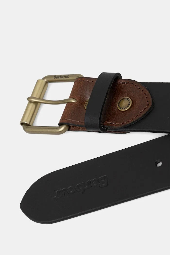 Cinturón de cuero Barbour para hombre