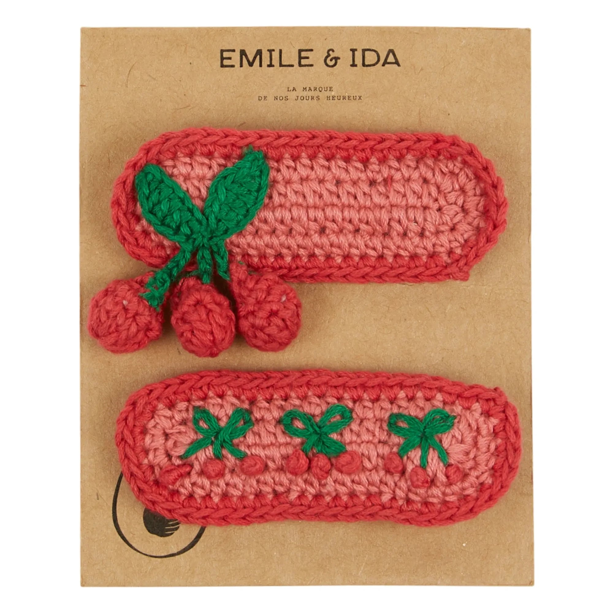 Emile et Ida - 2’li Kanca Çubuk Seti | Pembe