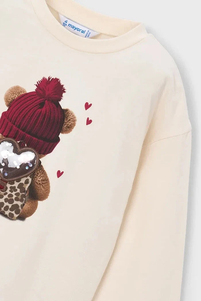 Mayoral blusa de manga larga de algodón para niños