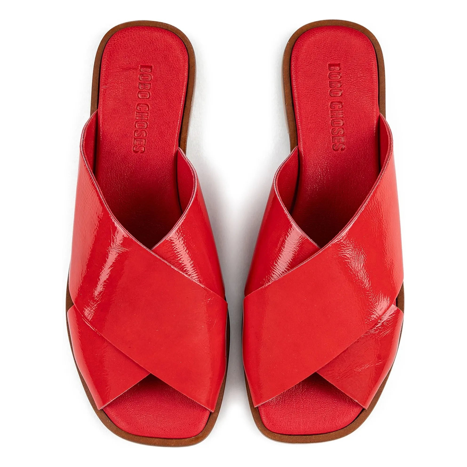 Bobo Choses - Sandalias de charol rojo