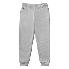 Lacoste - Jogger con logo de algodón orgánico | Gris jaspeado