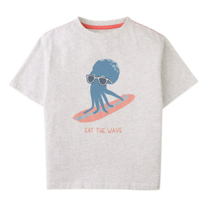 Gingersnaps - Camiseta Oruo Octopus | Gris brezo