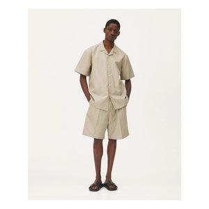 Noyoco - Camisa de algodón Orleans | Beige