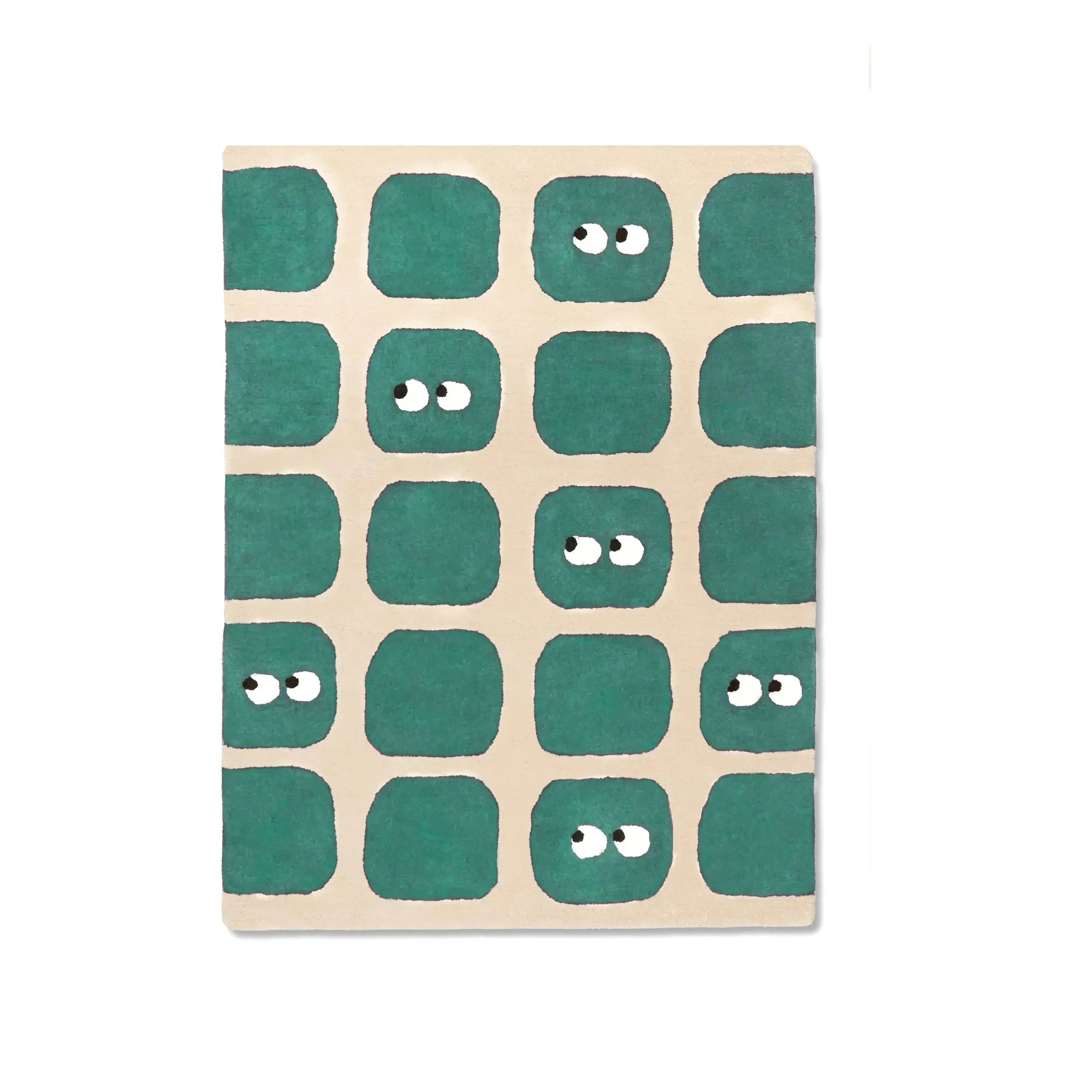 Bleuu-studio - Alfombra Bidules | Azul Verde