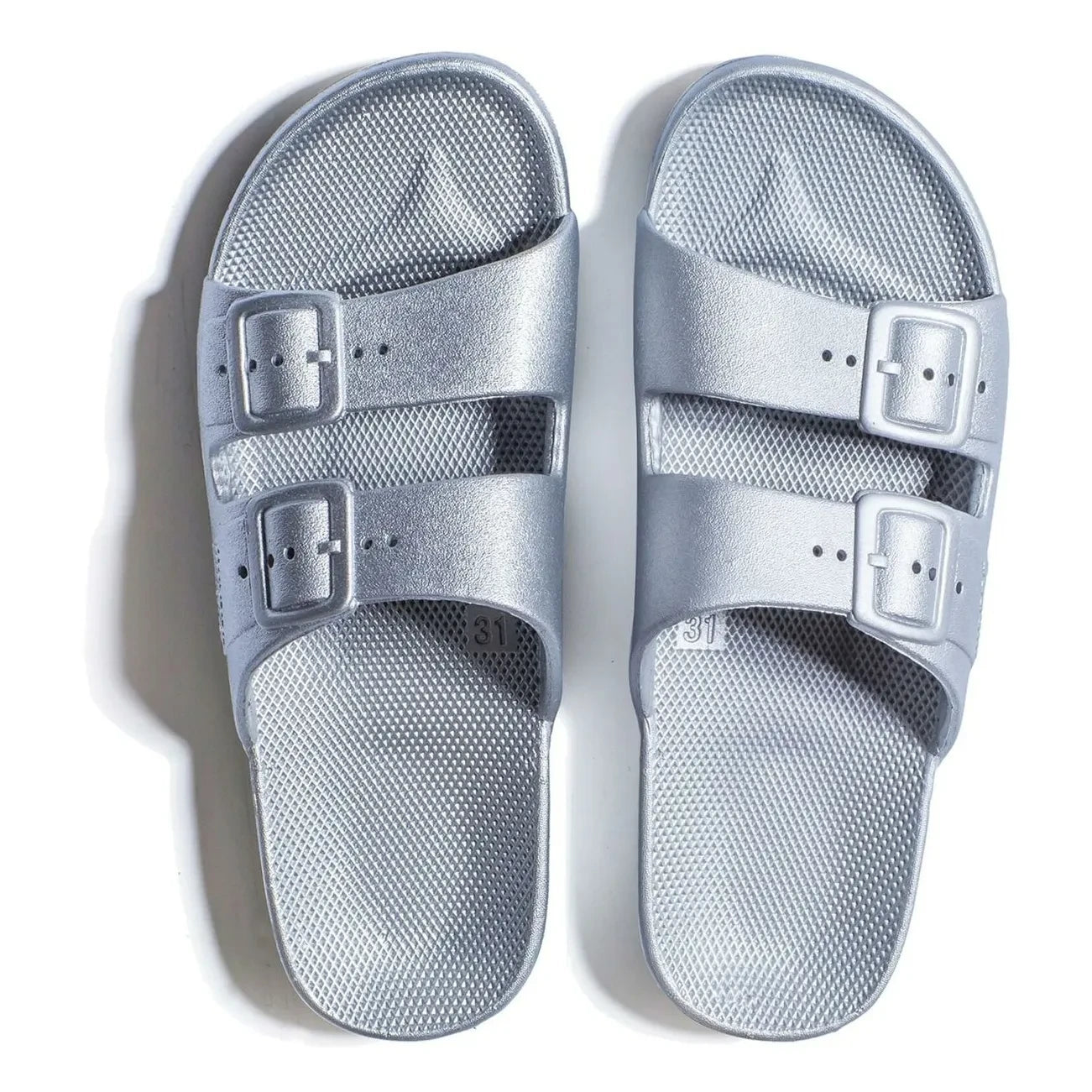 Freedom Moses - Sandalias con Hebilla | Plateado