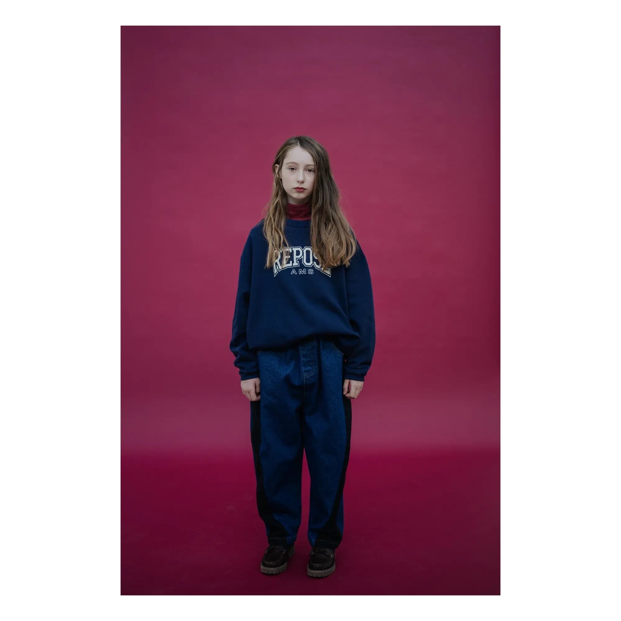 Repose AMS - Cozydrop Sudadera de algodón orgánico REPOSE AMS | Azul marino