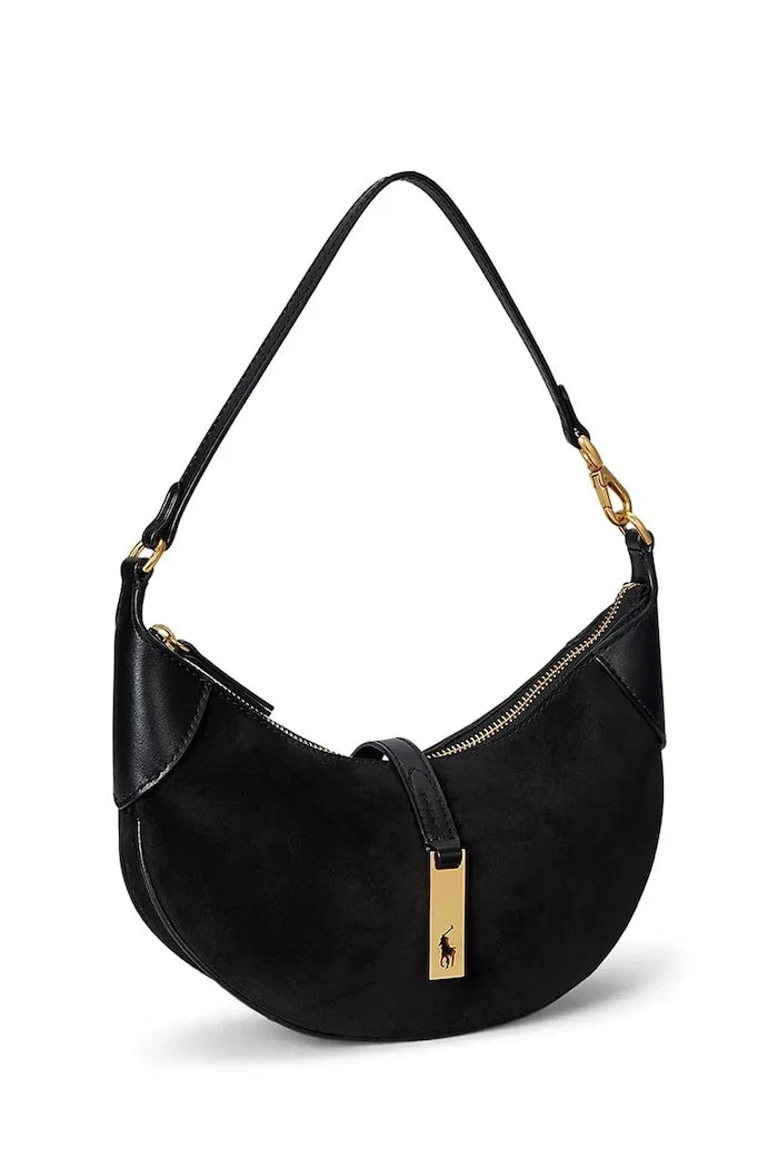 Bolso hobo de cuero Polo Ralph Lauren para mujer