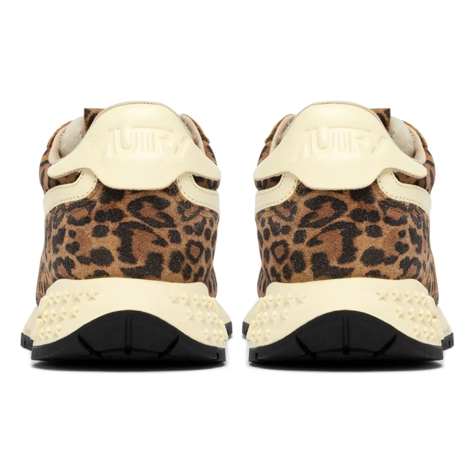 Autry - Zapatillas deportivas Reelwind de ante de leopardo | Marrón