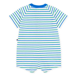 Petit Bateau - Mono de rayas | Azul