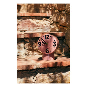 HKliving - Reloj retro de cerámica | Rosa